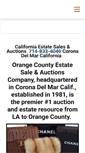 Mobile Screenshot of californiaestatesales.net